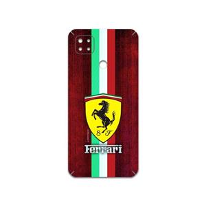 برچسب پوششی ماهوت مدل Ferrari مناسب برای گوشی موبایل شیائومی Redmi 9 Activ MAHOOT Cover Sticker for Xiaomi 