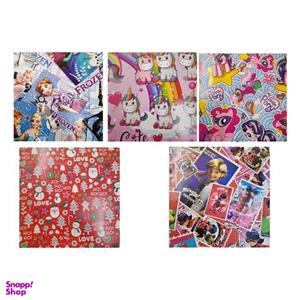 کاغذ کادو مدل دختر بسته 5 عددی