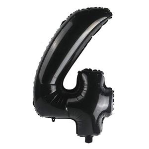 بادکنک فویلی بانیبو مدل Foil Balloon طرح عدد 4