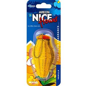 خوشبو کننده ماشین آرئون مدل Nice Flower Vanilla Areon Nice Flower Vanilla Car Air Freshener