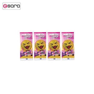 خوشبو کننده ماشین آرئون مدل Smile بسته چهار عددی Areon Smile Car Air Freshener Pack Of 4