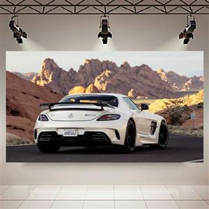 تابلو شاسی طرح ماشین مدل مرسدس بنز AMG SLS Black series کد AR8280