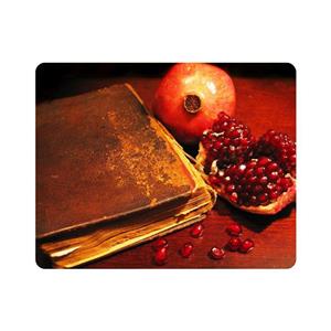 ماوس پد اطلس آبی طرح شب یلدا و انار و کتاب مدل T7305