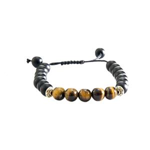 دستبند نوژین مدل Tiger Eye Onyx Nojin Tiger Eye Onyx Bracelet