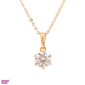 گردنبند زنانه ژوپینگ مدل تک نگین کد N3550