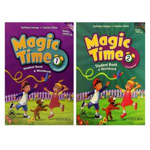 کتاب Magic Time اثر Kathleen Kampa And Charles Vilina انتشارات اشتیاق نور دو جلدی