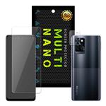 محافظ صفحه نمایش مولتی نانو مدل X-S1L مناسب برای گوشی موبایل اینفینیکس Note 10 Pro به همراه محافظ لنز دوربین