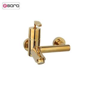 شیر حمام راسان مدل پالادیوم طلایی براق Rassan Palladium Metalic Gold Bath Mixer Faucets