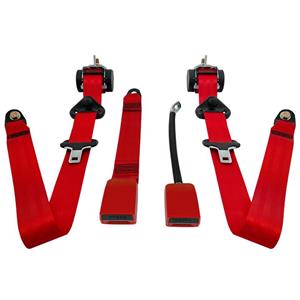 کمربند و قفل کمربند ایمنی خودرو اخشان کد RR-2624-BN مناسب برای نیسان پاترول بسته 4 عددی