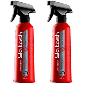 اسپری واکس داشبورد و براق کننده چرم و کابین یاتاش مدل تریگر دار حجم 500 میلی لیتر بسته دو عددی