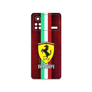 برچسب پوششی ماهوت مدل Ferrari مناسب برای گوشی موبایل شیائومی Poco X4 Pro 5G MAHOOT Cover Sticker for Xiaomi 