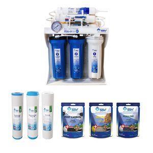 دستگاه تصفیه کننده آب اس اس وی مدل  BlueStar X1000 به همراه فیلتر تصفیه آب 3 عددی و شارژ 3 عددی
