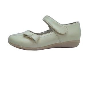 کفش دخترانه مکس مدل مات پاپیون رنگ کرم