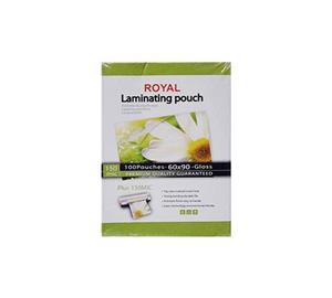 طلق پرس رویال مدل 150 میکرون سایز 6x9 سانتی متر بسته 100 عددی