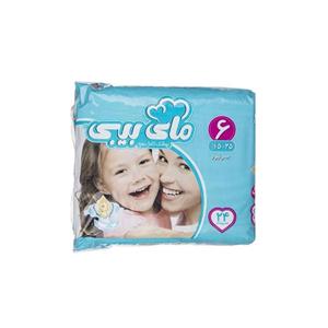 پوشک مای بیبی مدل Chamomile سایز 6 بسته 24 عددی My Baby Chamomile Size 6 Diaper Pack of 24