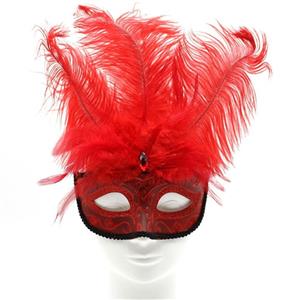 ماسک طرح پر Feather Mask