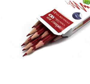 مداد قرمز سی بی اس بسته ۱۲ عددی