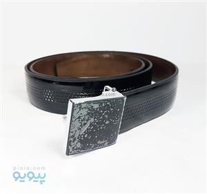 کمربند چرم مصنوعی پلاک ترک رابو کد E2101