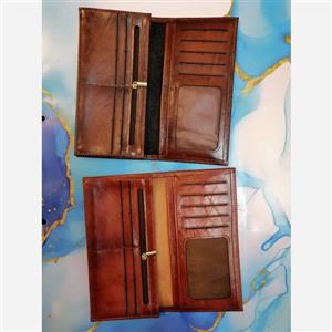 کیف پول کتی چرم گاوی
