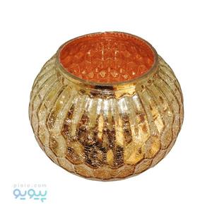 گلدان توپی اطلسی شیشه ای