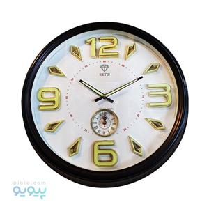 ساعت دیواری بتیس قهوه ای