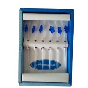 نی نوشیدنی مدل شقایق مجموعه 6 عددی