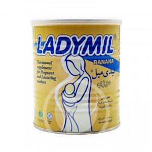 قیمت و خرید پودر لیدی میل (Ladymil) 400 گرمی با طعم موز