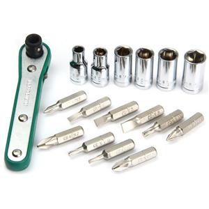 رابط سری پیچ گوشتی پروسکیت مدل 1PK-202A بسته 17 عددی