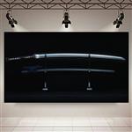 تابلو بوم طرح شمشیر سامورایی مدل کاتانا کد AR9040