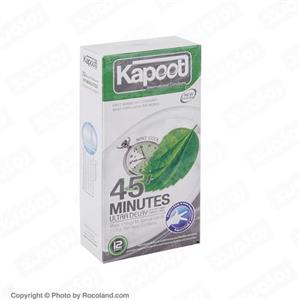 کاندوم کاپوت تاخیری طولانی 45minutes بسته 12 عددی Kapoot Minutes Condoms 12Psc 