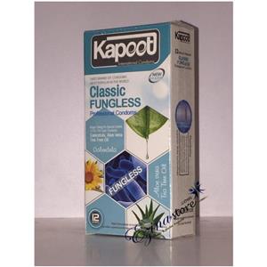 کاندوم کاپوت مدل Classic Fungless بسته 12 عددی Kapoot Condoms 12PSC 