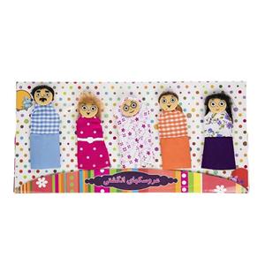 عروسک انگشتی پرشین صبا مدل Family بسته 5 عددی Persinsaba Family Finger Puppets Pack Of 5