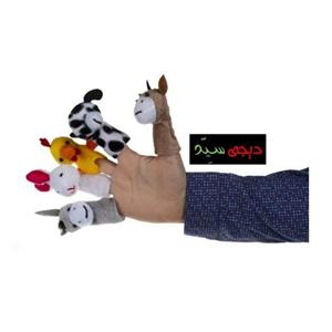 عروسک انگشتی پرشین صبا مدل Animals بسته 5 عددی Persinsaba Animals Finger Puppets Pack Of 5