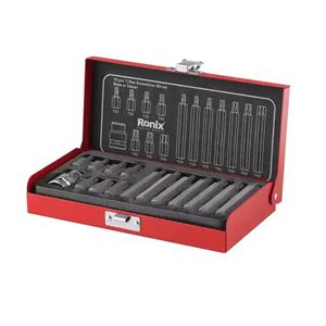 آچار بکس ستاره ای رونیکس مدل RH-2696 مجموعه 15 عددی