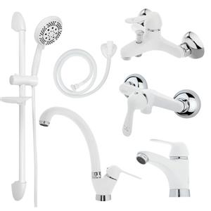 ست شیرآلات کویران آذر مدل مهر مجموعه 6 عددی