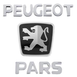 آرم صندوق عقب خودرو قطعه سازان کبیر مدل PUG-PARS-03 مناسب برای پژو پارس بسته 3 عددی