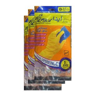 دستکش نظافت مدل Ayda-8-8 مجموعه 3 عددی