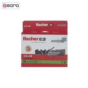 رولپلاک فیشر مدل 51106B بسته 40 عددی Fischer 51106B Rawlplug Pack of 40