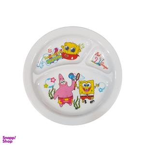 بشقاب غذای کودک مدل باب اسفنجی کد 01