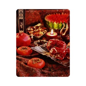 ماوس پد اطلس آبی طرح شب یلدا  مدل T7285