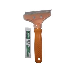 کاتر شیشه پاک کن مدل AT-10 به همراه تیغ یدک بسته 10 عددی