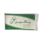 حوله یک بار مصرف پاکیزان مدل GR90 سایز 40x80 سانتی متر مجموعه 100 عددی