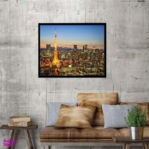 تابلو بکلیت طرح منظره برج ایفل فرانسه مدل B730