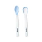 قاشق دو عددی حرارتی آبی روکو rovco blue spoon set 