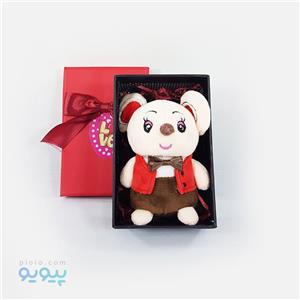 کادو روز ولنتاین با عروسک موش پاپیونی