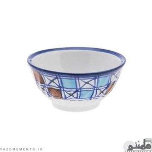 کاسه چینی میبد مروارید طرح شطرنجی مدل ابگوشت خوری بسته 6 عددی