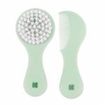 ست شانه برس سبز کیکابو KIKKABOO comb and brush mint