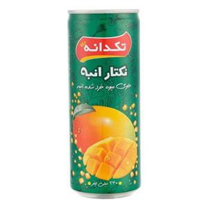 نکتار انبه 240 میلی‌لیتری تکدانه Takdaneh Mango Nectar 240ml 