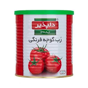 کنسرو رب گوجه فرنگی دلپذیر وزن 800 گرمی (بسته 12 عددی)