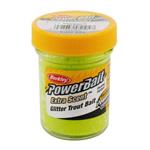 طعمه ماهیگیری برکلی مدل PowerBait Glitter Trout Bait Chartreuse